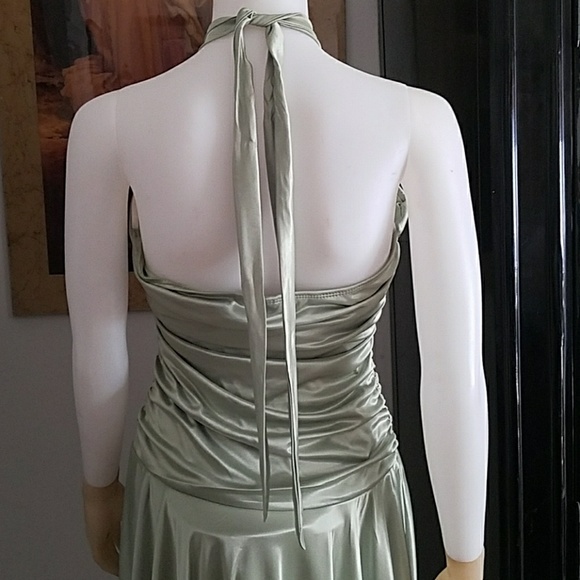 Last⭕Chance✔B Wear Halterneck - Lime Green - Picture 3 of 8